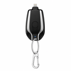 Mini Chargeur Porte-Clés d’Urgence 1500 mAh– Batterie Externe Ultra-Compacte à Charge Rapide
