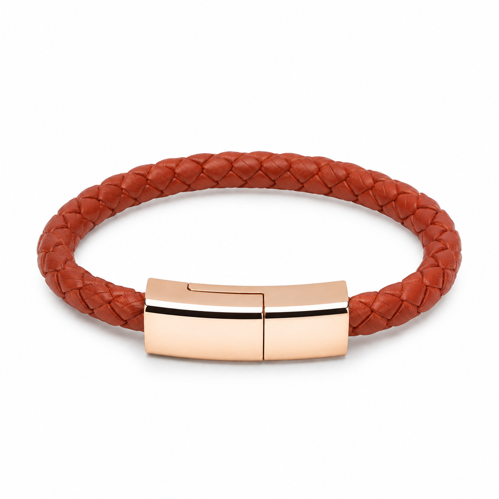 Bracelet Chargeur 3-en-1 – Compatible iPhone, USB-C et Micro-USB