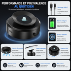 Support magnétique intelligent pour smartphone – Fixation à aspiration