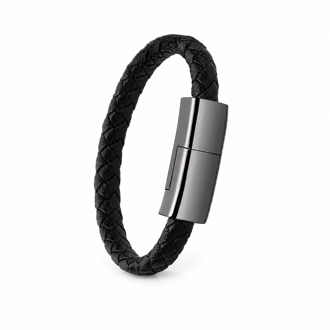 Bracelet Chargeur 3-en-1 – Compatible iPhone, USB-C et Micro-USB