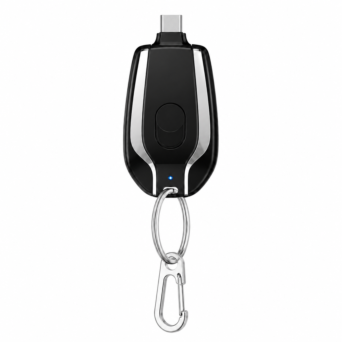 Mini Chargeur Porte-Clés d’Urgence 1500 mAh– Batterie Externe Ultra-Compacte à Charge Rapide